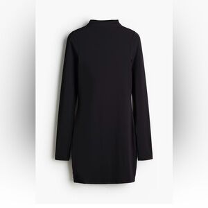 MOCK TURTLENECK MINI DRESS